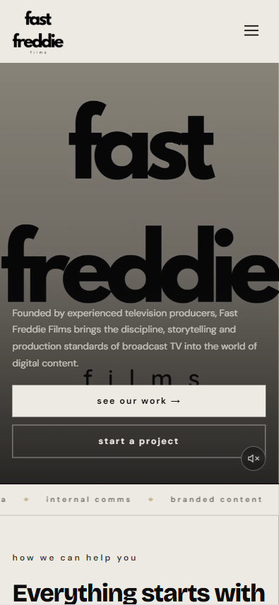 Fast Freddie Films iPhone View