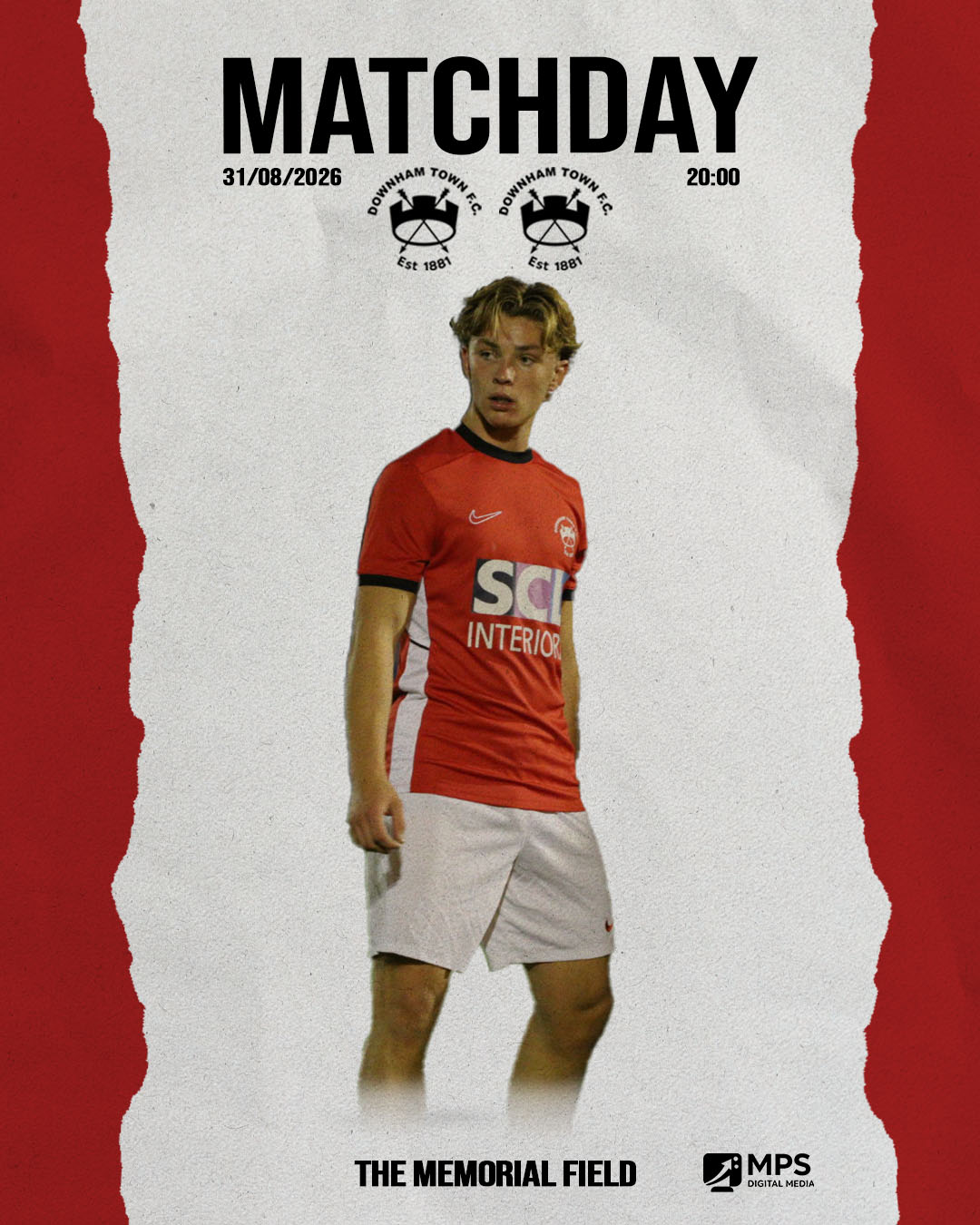 Graphic designed for Downham Town FC